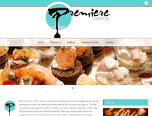 Tablet Screenshot of premierecateringinc.com